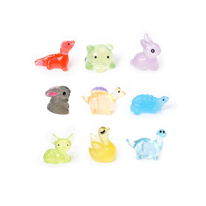 Adornos de Iluminación para Micropaisajes, Pequeños Animales de Resina, Adornos Luminosos, Conejos y Cachorros, Accesorios DIY para Escritorio - Product Image 5