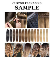 Vente chaude bande de cheveux indiens bruts naturels dans les cheveux humains 100% bande de vague d'eau de cheveux bouclés bruts naturels ins