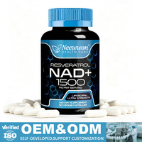 Complément NAD+ liposomal Neewwon Private Label 1500mg avec Resvératrol – Capsules NAD+ et supplément boostant