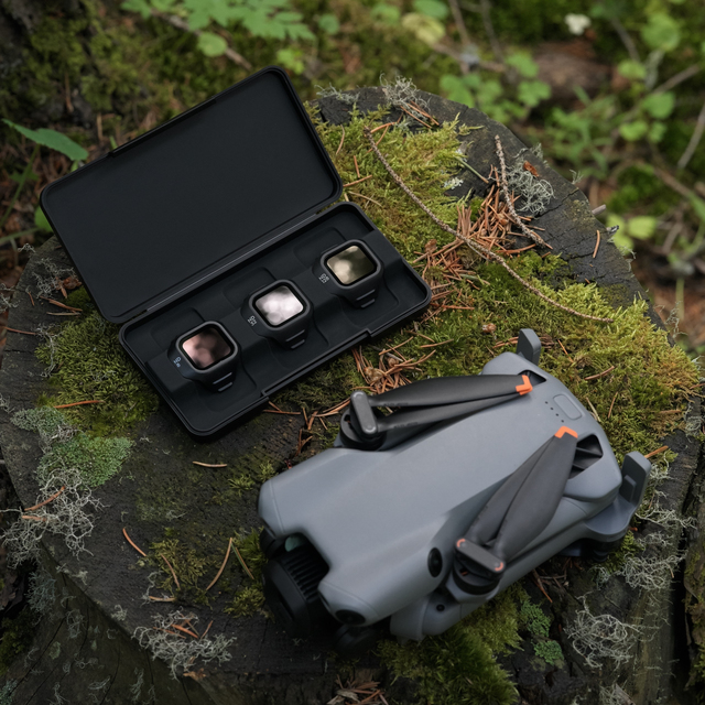 DJ Mini 5 Pro ND Filter Set ND8/ND32/ND128  High-Performance Neutral Density Filters for Smooth Video & Cinematic Footage