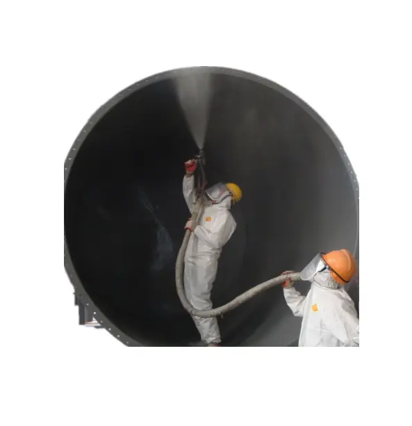 Recubrimientos de poliurea en aerosol anticorrosión de súper alta calidad para planta química de tanque de tubería de acero/hierro