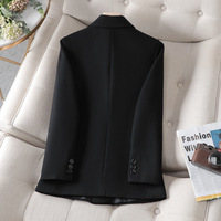S-4XL mode femmes Blazer costume grande taille élégant couleur unie bureau Blazer pour femmes veste Blazer