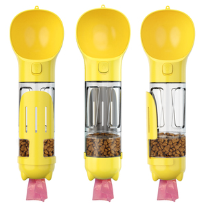 Dispensador de reciclaje de viaje de 300ml con bolsa de caca de perro y cliper botella de agua port&amp;aacute;til al aire libre par - Product Image 3