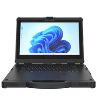 Laptop Robusto 14 Pollici Windows 11 Intel Core Ultra 7 155H 32GB RAM Touchscreen FHD 1000 Nits 5G NFC Impronta Digitale IP65 Impermeabile