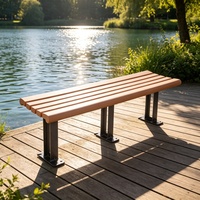 Banc d'extérieur personnalisé en acier, composite, plastique et aluminium pour parcs, patios, jardins, rues urbaines et espaces publics