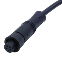 Connecteur de câble étanche IP65 mâle/femelle en cuivre pour vélo électrique, M10, 8-10 fils, 60V 3A