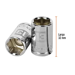 BOX 6 Chiave a Bussola da 13mm, 6 Punte, Attacco da 3/8'', TRUPER - Product Image 3