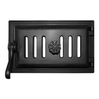 Boîte à cendres en fonte B104 - Design traditionnel pour four en briques et chauffage en maçonnerie