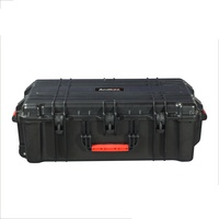 Valise trolley en ABS rigide de haute qualité à bas prix, étanche IP67, antichoc, anti-poussière, pour le transport et le rangement d'équipements en extérieur avec mousse.