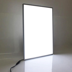 Frameless <strong>LED</strong> Crystal Light Box SMD2835 <strong>LEDs</strong> 9mm Thick 2000+ Lux Brightness Customizable Indoor/Outdoor Portable Advertising - Product Image 1