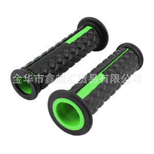 Zuqing Motorcycle Handlebar Grips Red Black Anti Slip Wear Resistant Universal For Dirt Bike ATV - Product Image 3