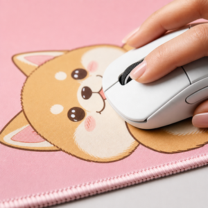 Tappetino per Mouse da <span class=keywords><strong>Gaming</strong></span> in <span class=keywords><strong>PC</strong></span> con Motivo di Animali Carini, Sfondo Rosa, Elegante e Antiscivolo in Gomma, 400x900mm Disponibile - Product Image 6