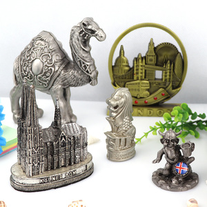 Thiết Kế Quà Lưu Niệm Pewter <span class=keywords><strong>3D</strong></span> Kim Loại Bức Tượng Nhỏ Logo Mini Động Vật Pop Thu Nhỏ Tùy Chỉnh Trang Trí Nội Thất Bức Tượng - Product Image 1