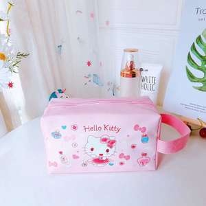 Sac à cosmétiques stéréo portable en cuir de <span class=keywords><strong>dessin</strong></span> <span class=keywords><strong>animé</strong></span> mignon pour voyage d'affaires sac à cosmétiques étanche pour articles de toilette - Product Image 6