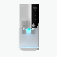 Distributeur d'eau de bureau YUNDA en gros avec filtre à 4 étapes PP CTO RO UF T33, eau chaude et froide
