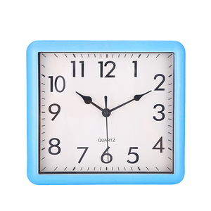 Hiện đại đơn giản vuông đồng hồ tròn phòng ngủ nghiên cứu phòng khách đồng hồ treo tường Pin yên tĩnh Đồng hồ thạch anh để sử dụng nhà - Product Image 2
