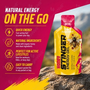 AegleWell OEM <span class=keywords><strong>Gel</strong></span> Energético Deportivo de Miel Natural, Suplemento para Entrenamiento de Resistencia que Proporciona Energía Sostenida y Soporte Antioxidante, Sin GMO - Product Image 2