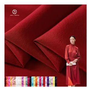 Red dress 100% mulberry silk crepe de chine fabric 16 momme 114 width 68g lightweight breathable pure silk shirt fabric