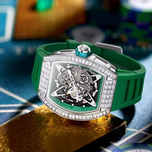 Montre automatique de luxe pour homme, marque Drioshipping, diamant, mode, étanche, mécanique, personnalisée - Product Image 5