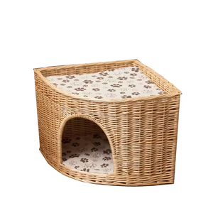 JY, Новое поступление, плетеное вручную плетеное деревянное домашнее животное, кошачий домик, кошачий домик-четыре сезона для домашних животных, кроватка для маленьких животных - Product Image 3