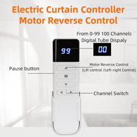 Control remoto inalámbrico para el hogar inteligente de 99 canales para iluminación, ventilador, cortina de aire, sofá de masaje, manta eléctrica, Persianas, Motores