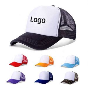 Wholesale Golf Foam Mesh Unisex Cotton Custom Logo Baseball Cap Plain Embroidery Printing Trucker Custom Golf Mesh Cap <b>Hat</b> - Product Image 2