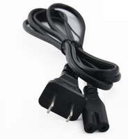 Haute qualité 2 broches USA Figure 8 câble d'extension d'alimentation Ac 110v prise américaine vers cordon d'alimentation Iec C7