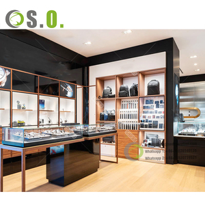 2024新しいステンレス鋼時計ショッピングディスプレイ家具時計ディスプレイスタンド時計キャビネットディスプレイケース - Product Image 1