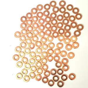 Injector Copper Washer Copper Heat Shield F 00V C17 503 F00VC17504 Forfuel Injector 0445120086 0445115042 0445110616