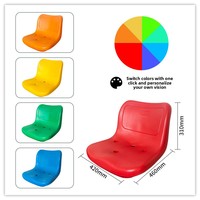 Chaise en plastique creuse moulée par soufflage à trois trous pour extérieur, modèle SP-08, avec supports et sièges – Vente en gros
