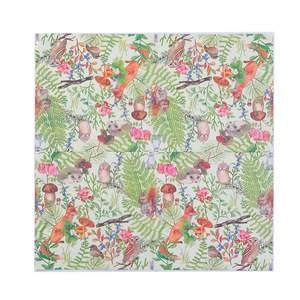 Servilletas de papel con diseños de búhos, zorros, animales, plantas y motivos florales para decoración de fiestas y restaurantes occidentales - Product Image 5