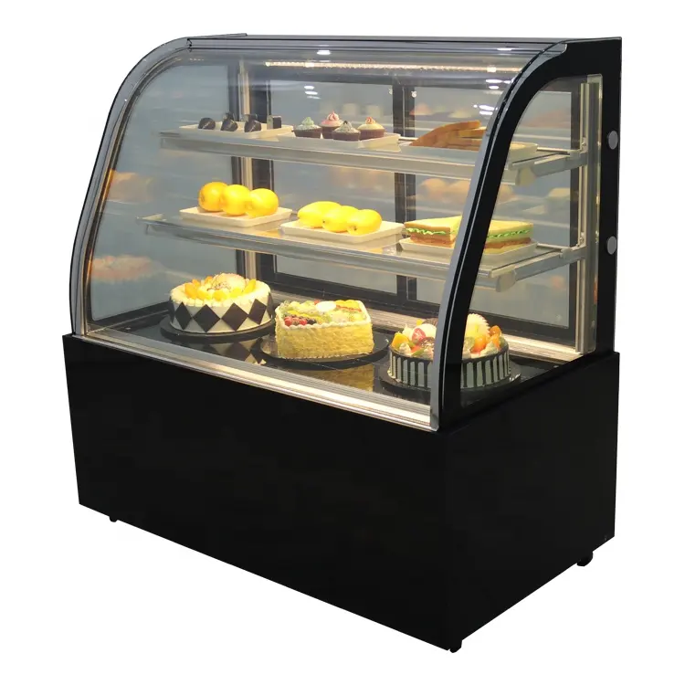 Torta pasticceria pane vetrina frigoriferi commerciali panetteria Display congelatori frigoriferi in vendita