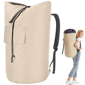 Large Capacity <strong>Hanging</strong> <strong>Laundry</strong> Backpack Organizer Multifunctional Travel and Storage <strong>Bag</strong> for Living Room Use - Product Image 5