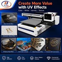 Printer UV Flatbed Multi-Fungsi A1 6090 dengan 3/4 Head Epson untuk Silinder, Film UV DTF AB, Material Datar, Penentuan Posisi Kamera