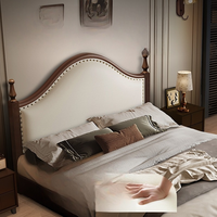 Amerikanisches Retro-Massivholzbett Windsor Französischer Mittelalterlicher Stil Modernes Minimalistisches Doppelbett Hauptschlafzimmer