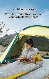 Saco de Dormir de Plumas para Adultos, Inverno, Acolchoado, À Prova de Frio, Acampamento ao Ar Livre, Unissex, Quente, 90% Plumas de Pato, Saco de Dormir para Exterior - Product Image 2