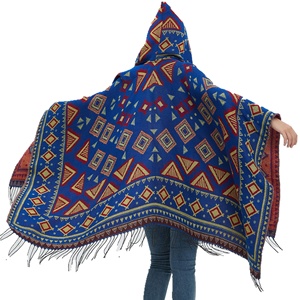 Couverture à motifs avec doublure Sherpa douce Jeté chaude <span class=keywords><strong>de</strong></span> style tribal Navajo du sud-ouest traditionnel pour le camping en plein air - Product Image 5