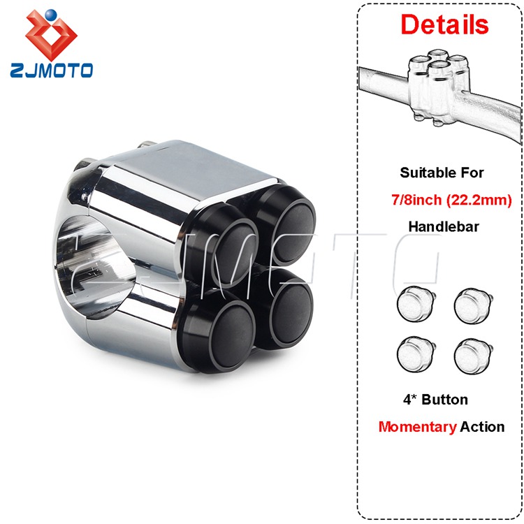 A 22mm nero cromato (4 * momentaneo)-CHBK-22