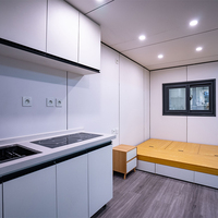 Luxe Personnalisé 40ft Moderne Luxe Portable Apple Pod Cabine Préfabriquée Pliante Préfabriquée Préfabriquée Capsule Room Modèle 4 Chambre