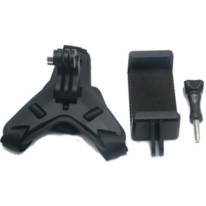 Soporte para casco de motocicleta para GoPro Hero 6 7 8 9, accesorio de soporte para correa de barbilla, material plástico - Product Image 3
