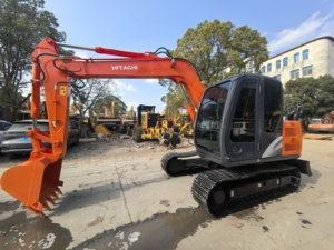 Excavadora de cadenas Hitachi ZX70 usada en buen estado, miniexcavadora Hitachi ZX70 en venta - Product Image 6