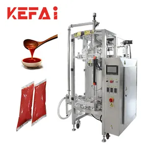 KEFAI Automatic Sauce 100g-1kg Per Bag Automatic Feeding Weigh Packing Seal Bag Packing Machine