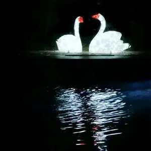 3D Led Swan Light Custom Design Hochzeits dekoration Arten von Schwan