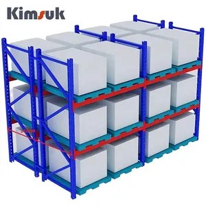 Stackable Pallet Rack & Storage Rack Plastic & Heavy Duty Warehouse Rack for Garage or Warehouse Used