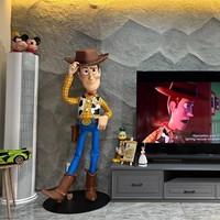 Estatua de Resina Personalizada a Escala 1:1 de Buzz Lightyear y Woody de Toy Story, Escultura de Fibra de Vidrio para Tiendas y Parques Temáticos