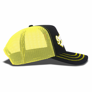 Casquette de baseball Tcap China Outdoor Sunhat, couleur unie, avec filet, 5 panneaux, en daim, style trucker - Product Image 5