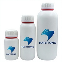 Bouteille vide blanche en PEHD fluoré de 1 litre, 5 litres, 16 oz pour engrais liquide et produits chimiques, avec pulvérisateur et bouchon à vis de 750 ml