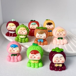 Nhựa ba chiều phim hoạt hình thế hệ thứ tư trái cây <span class=keywords><strong>Cubs</strong></span> tự làm đồ trang sức phụ kiện xe hơi đồ trang trí máy tính để bàn Phụ Kiện Móc Khóa - Product Image 2
