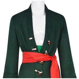 Disfraz de Zoro de una Pieza, Kimono Japonés para Cosplay, Anime, Comic Con, Set de Disfraz de Anime - Product Image 6