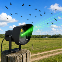 Répulsif laser pour oiseaux, faisceau rouge et vert, étanche IP65, dissuasif extérieur avec télécommande RF et minuterie pour ferme, entrepôt, usine OEM